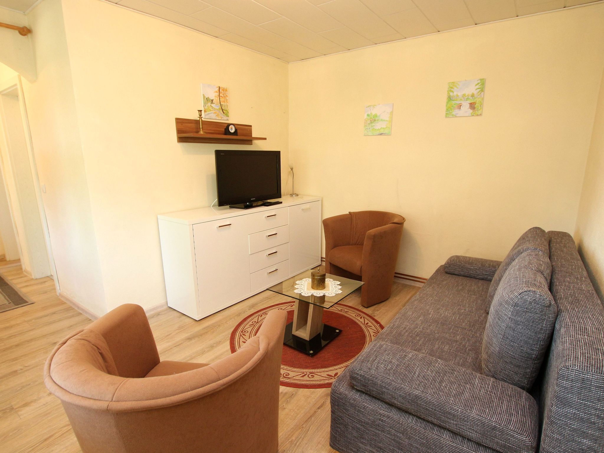 HOME Bugalow Nr. 13 - Ansicht Wohnzimmer